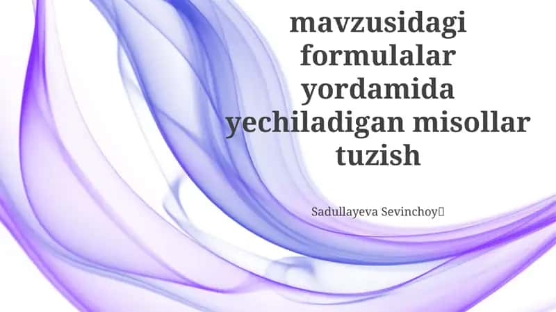 Permutatsiyalar va Kombinatsiyalar