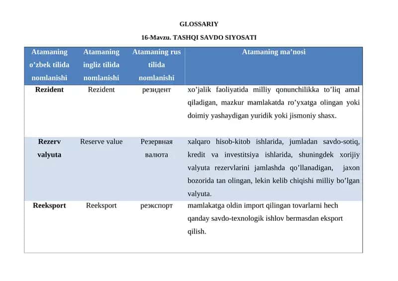 Rezerv valyuta