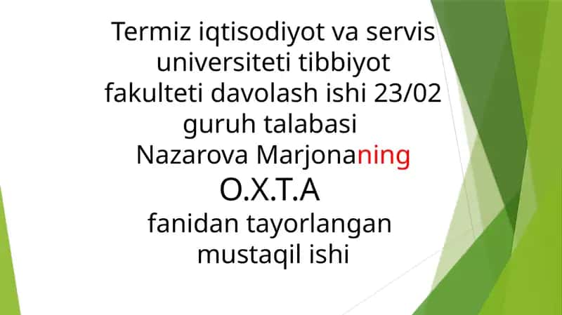 Qovurg'alar reaksiya qilish texnikasi Kekirdak intubatsiyasi. Traxeo-, bronxoskopiya Perikardilarda operatsiyalar