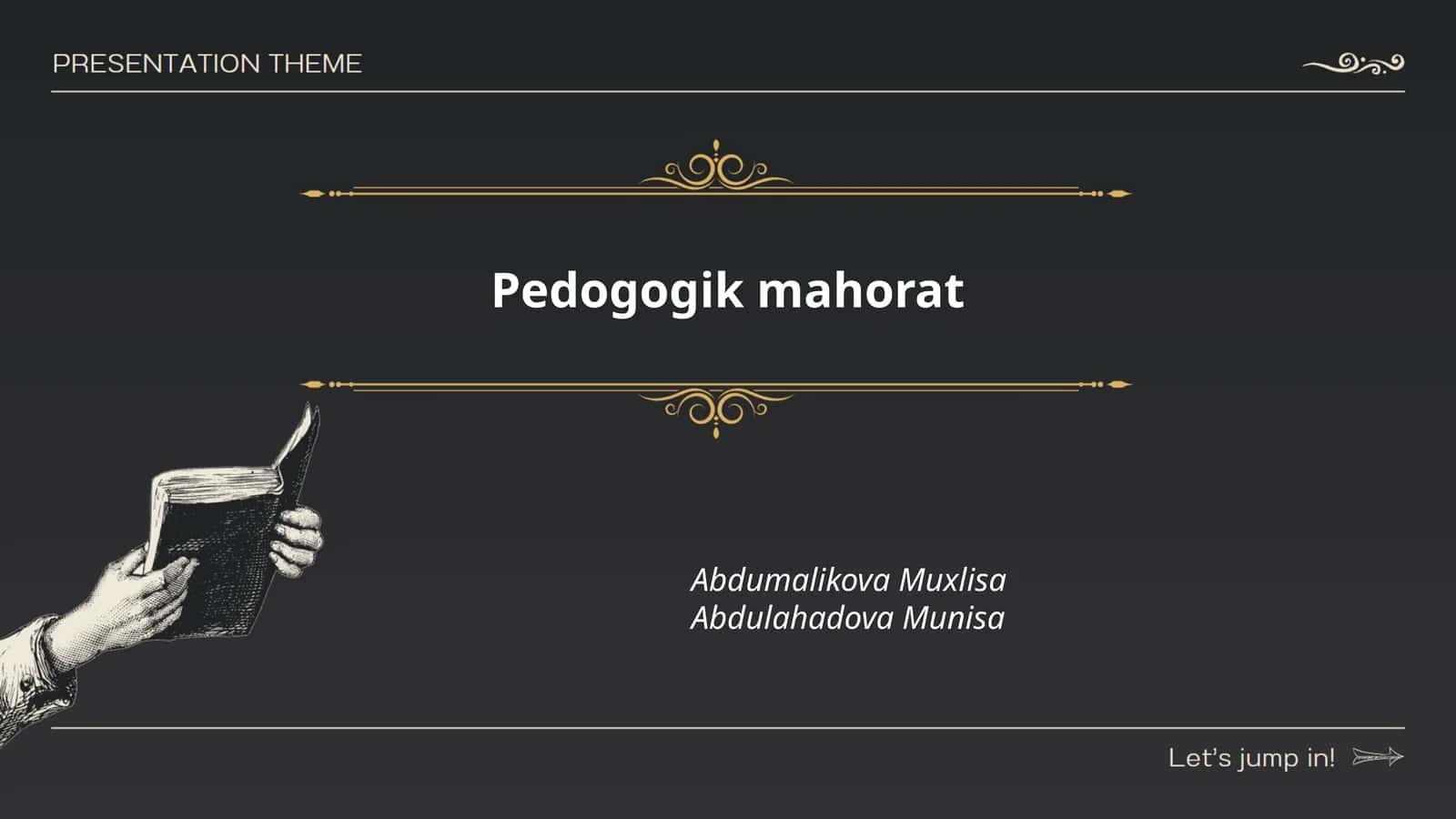 Pedogogik mahorat