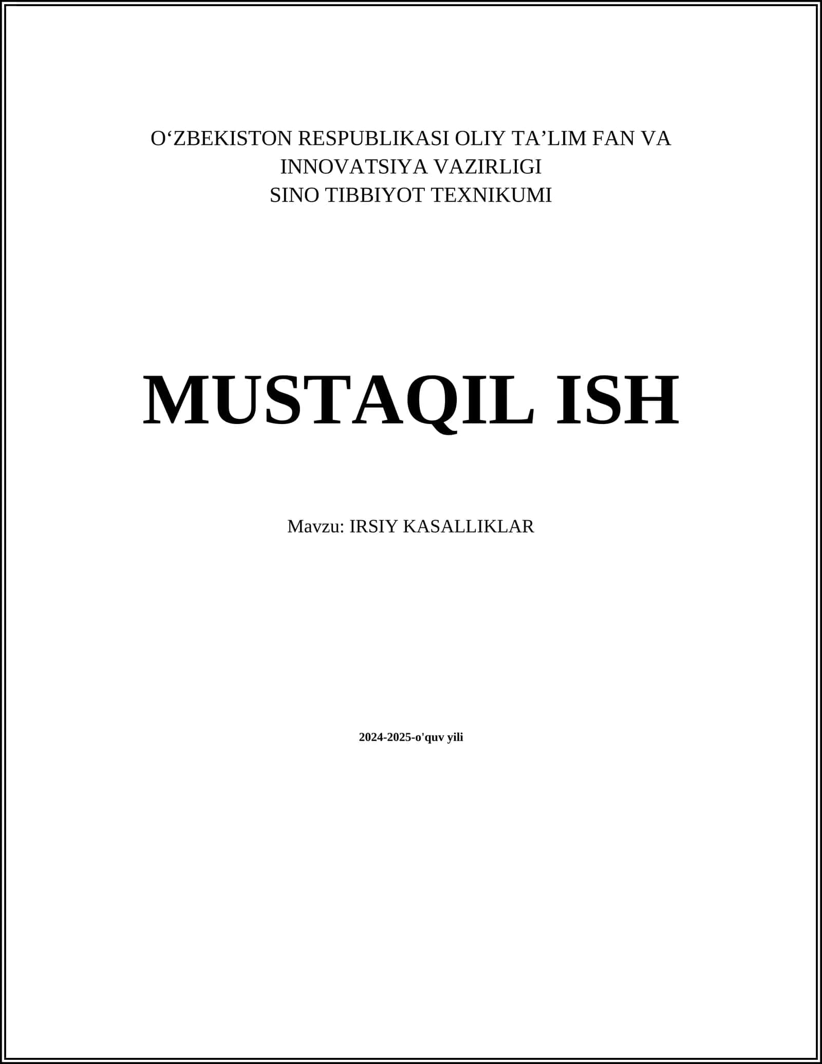 Yurak ishemik kasalligi