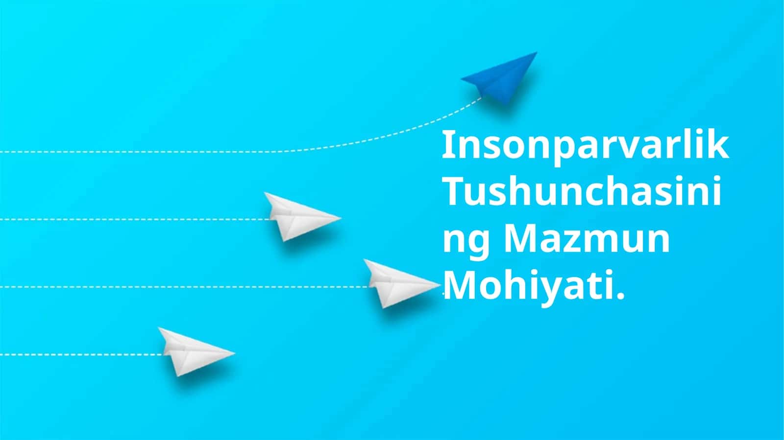 Insonparvarlik Tushunchasining Mazmun Mohiyati