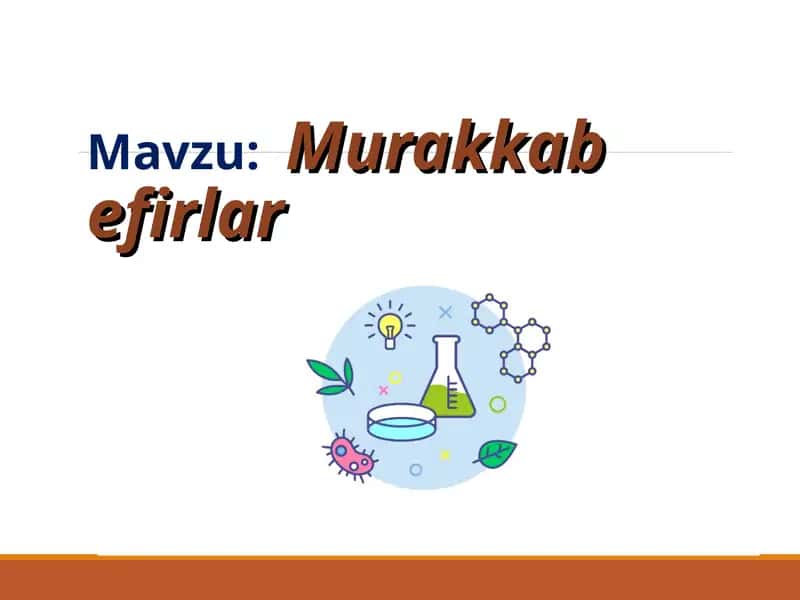 Murakkab efirlar
