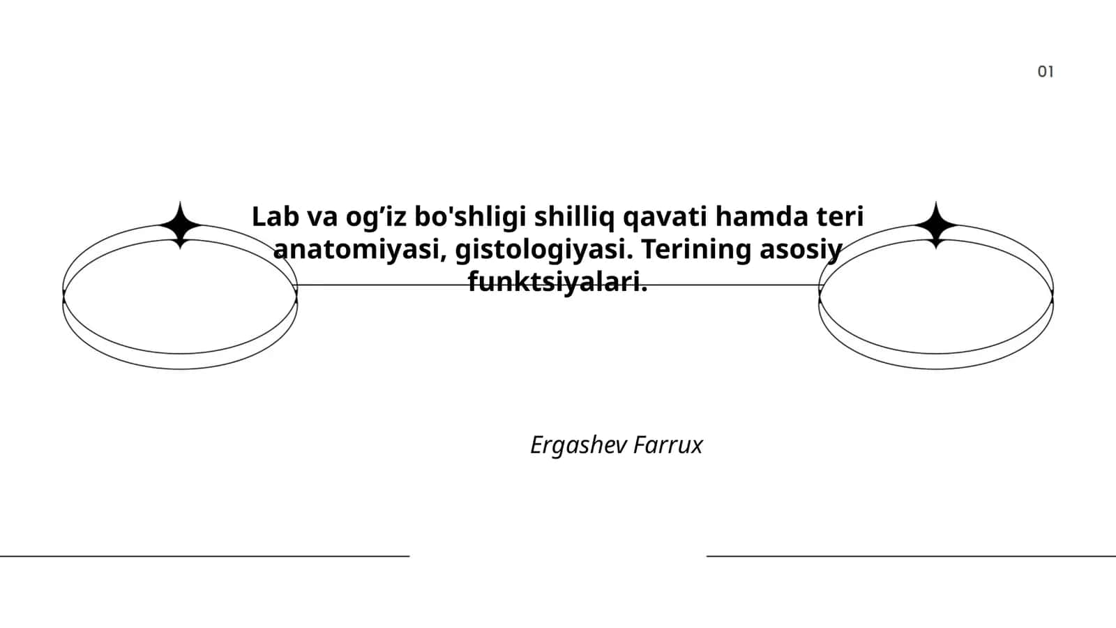 Lab va og’iz bo'shligi shilliq qavati hamda teri anatomiyasi, gistologiyasi. Terining asosiy funktsiyalari