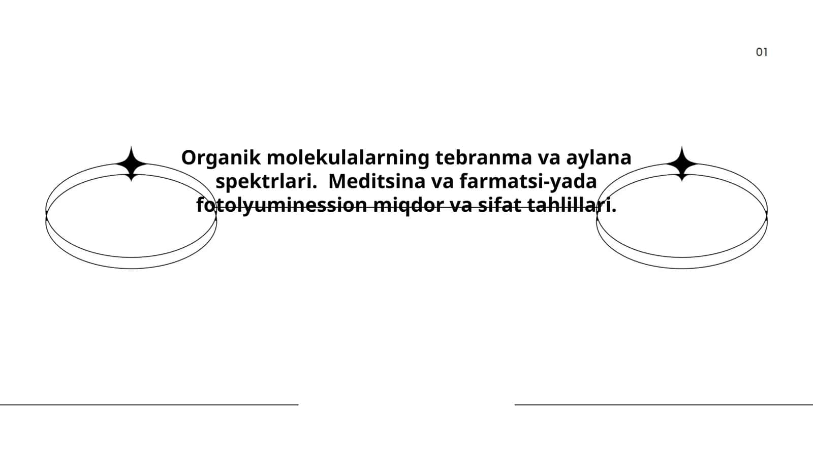 Organik molekulalarning tebranma va aylana spektrlari