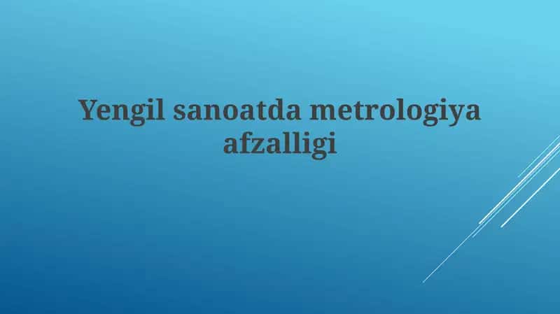 Yengilsanoatdametrologiyaafzalligi