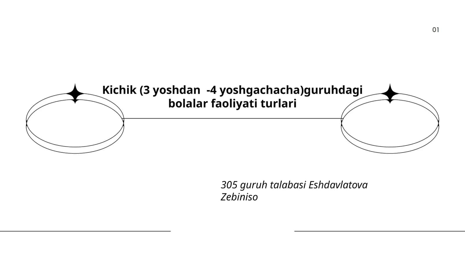 Kichik (3 yoshdan -4 yoshgachacha)guruhdagi bolalar faoliyati turlari