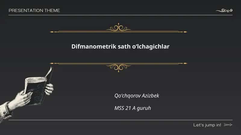 Difmanometrik sath oʻlchagichlar