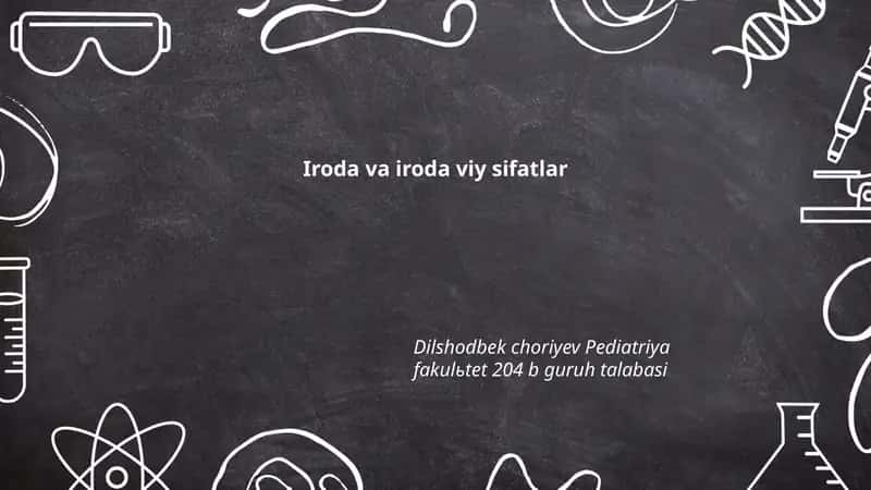 Iroda va iroda viy sifatlar