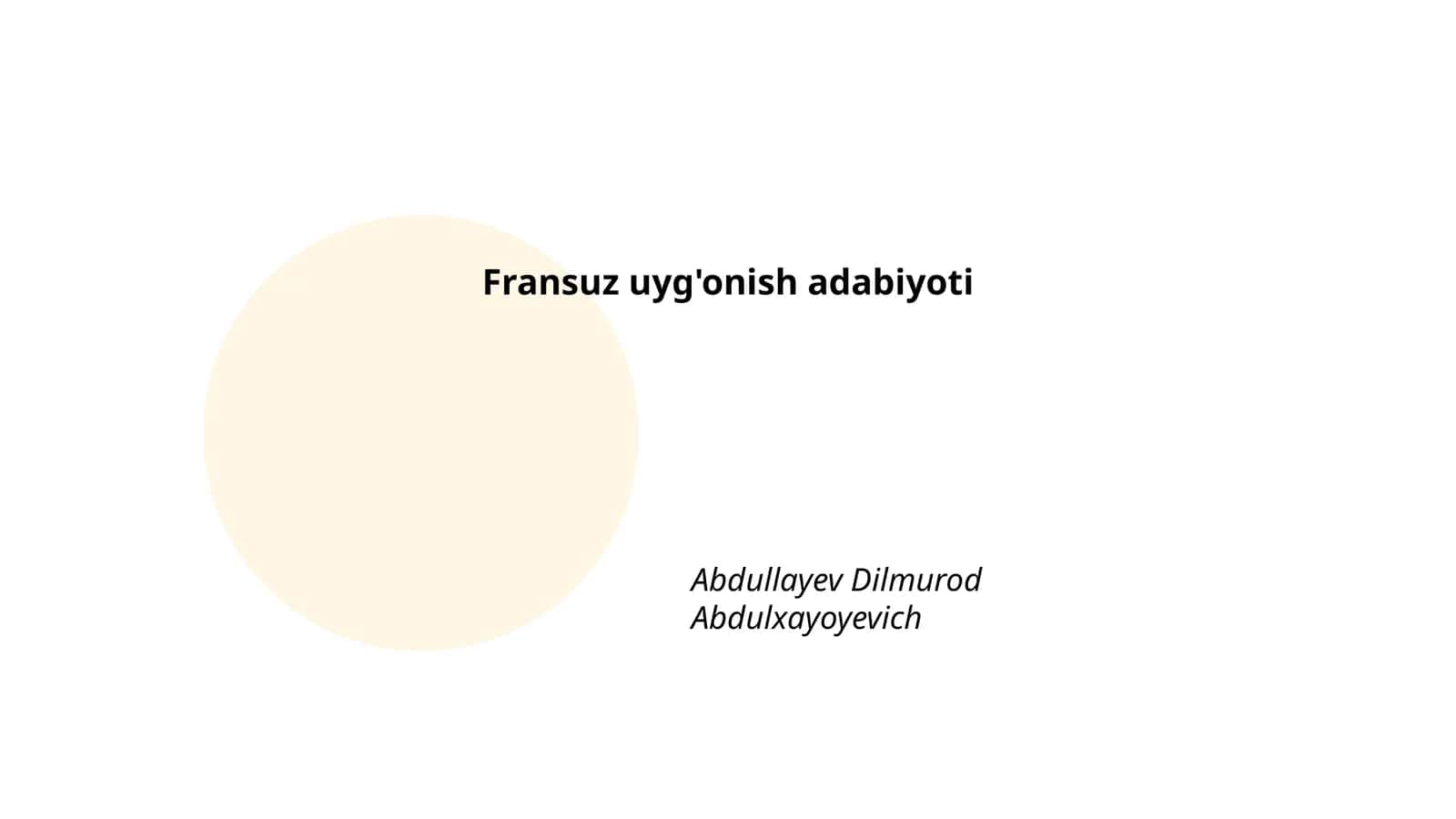 Fransuz uyg'onish adabiyoti