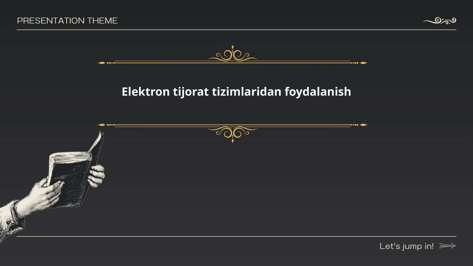 Elektron tijorat tizimlaridan foydalanish