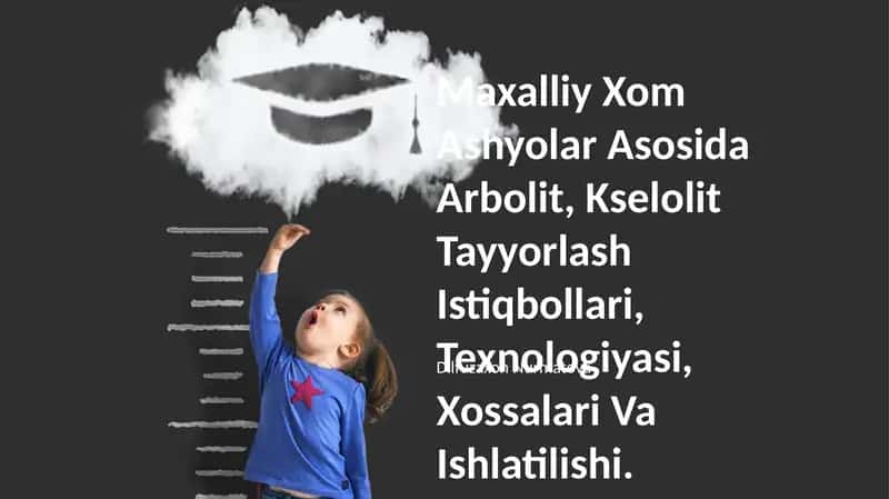 Maxalliy Xom Ashyolar Asosida Arbolit, Kselolit Tayyorlash Istiqbollari, Texnologiyasi, Xossalari Va Ishlatilishi