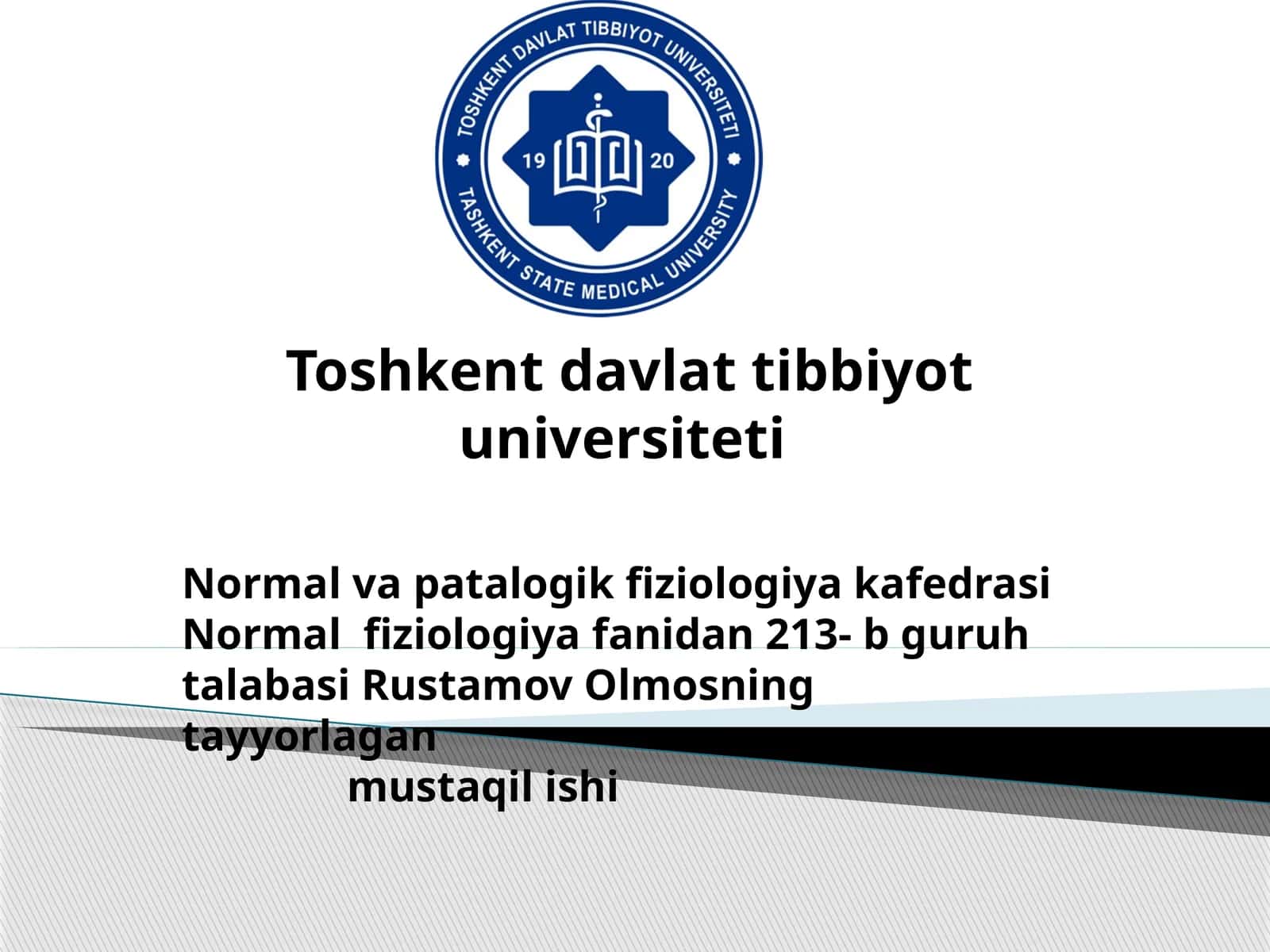 Normalfiziologiyakafedrasi