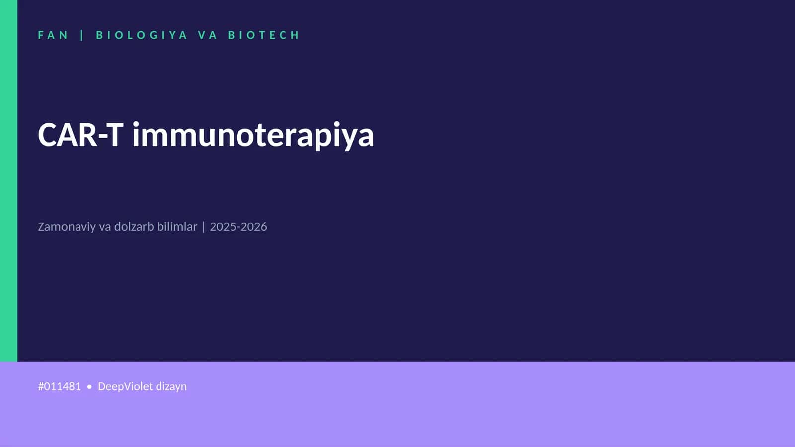 CAR-T immunoterapiya