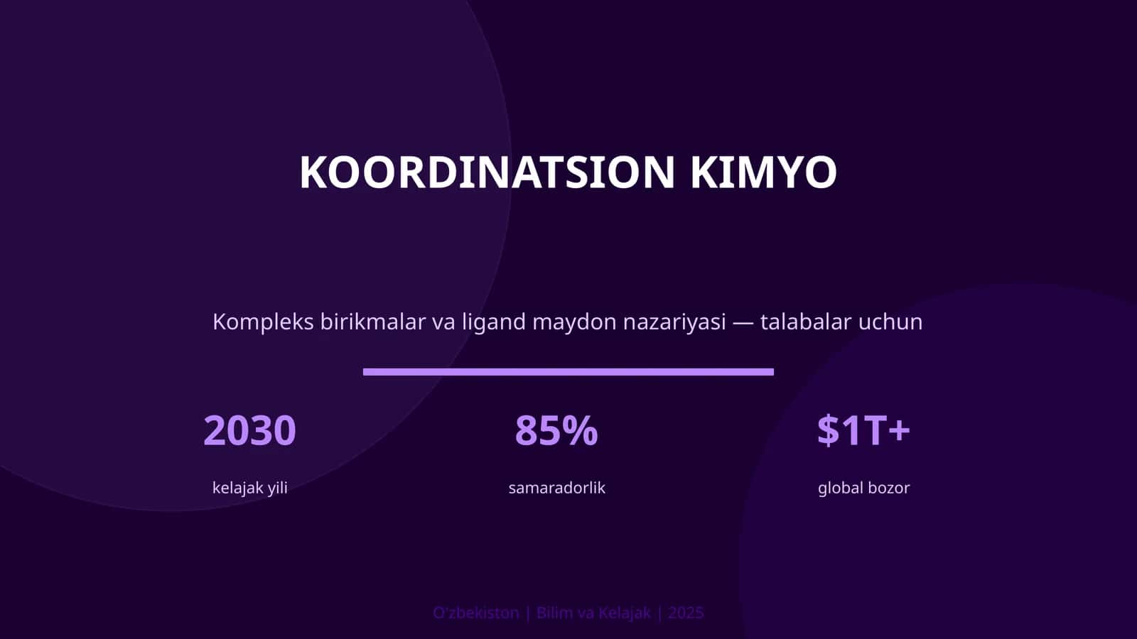 Koordinatsion kimyo