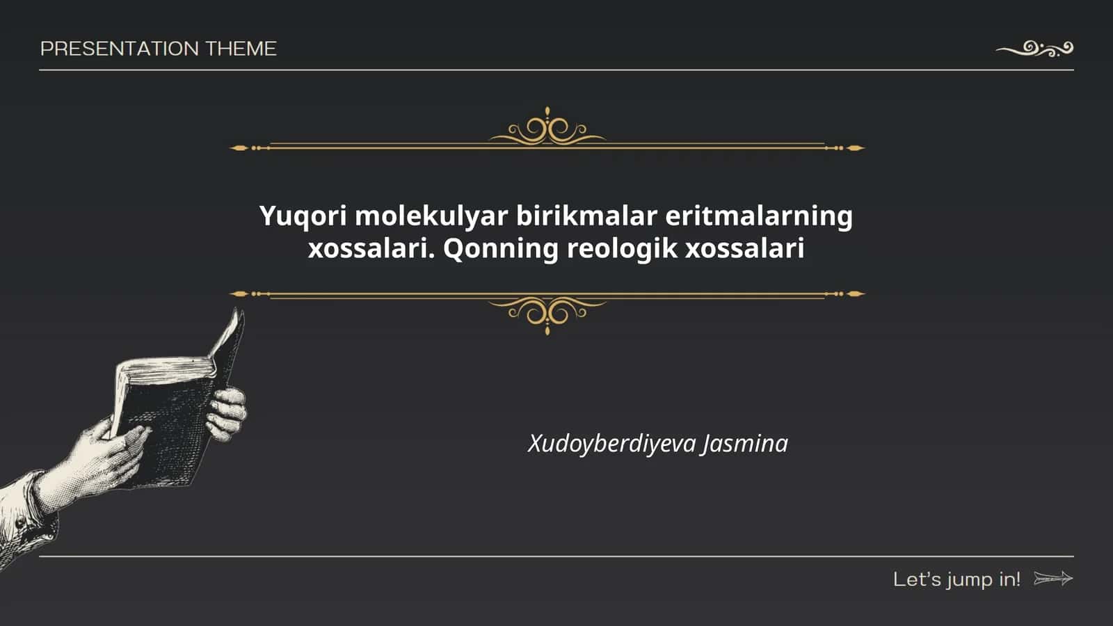 Yuqori molekulyar birikmalar eritmalarning xossalari. Qonning reologik xossalari