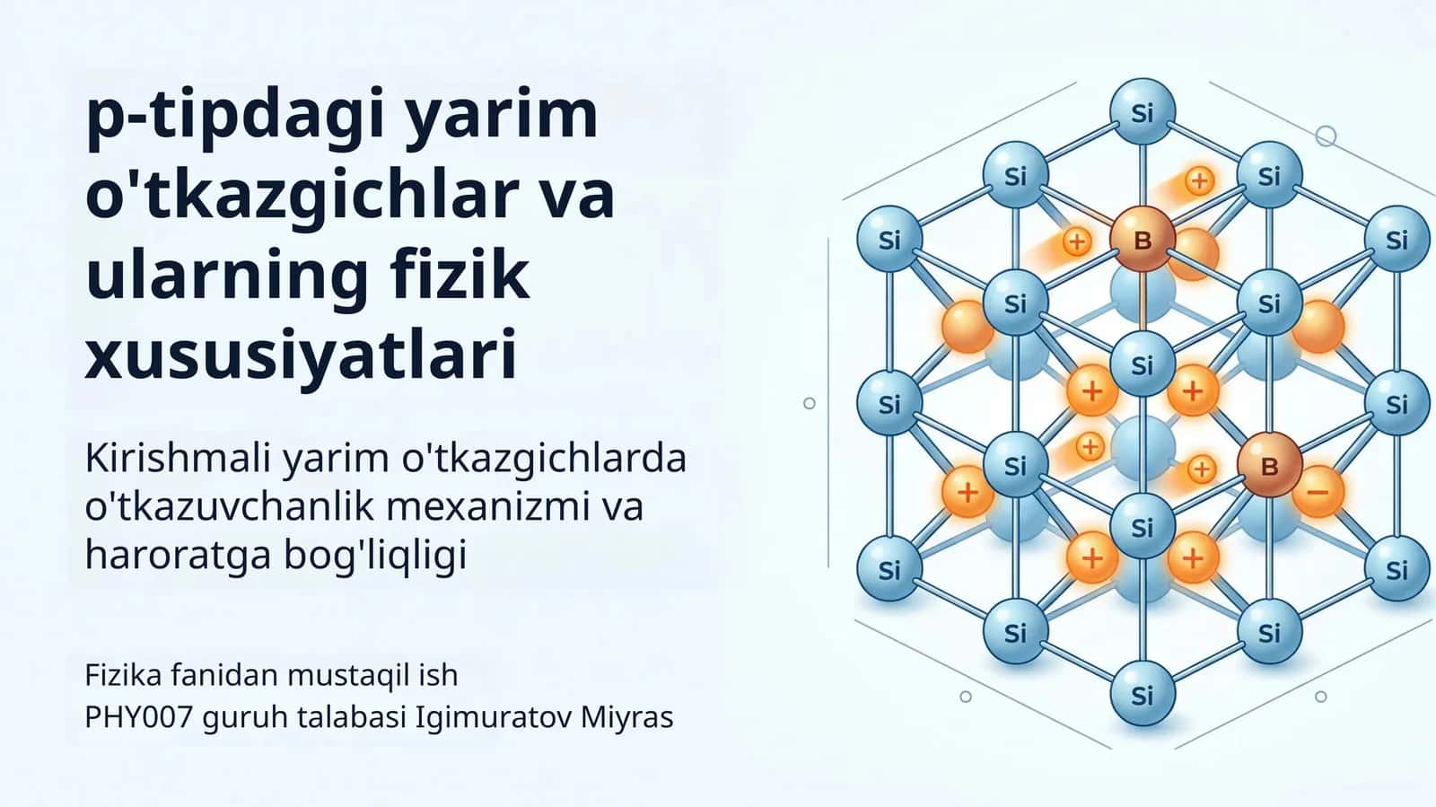 Yarim o'tkazgichlar asoslari