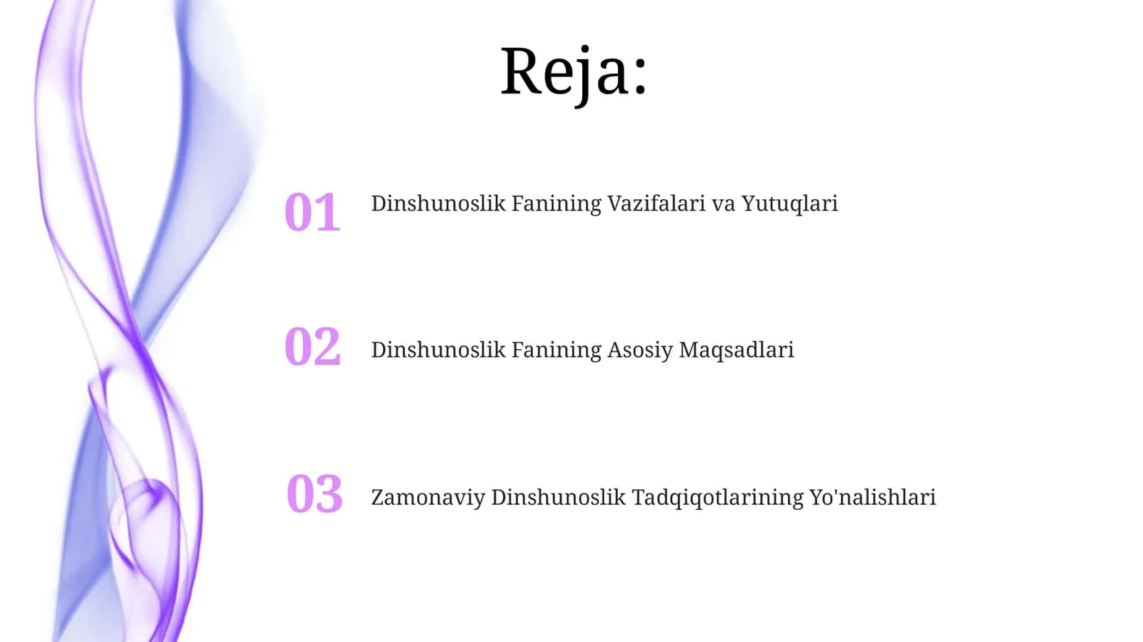 Dinshunoslik Fanining Vazifalari va Yutuqlari