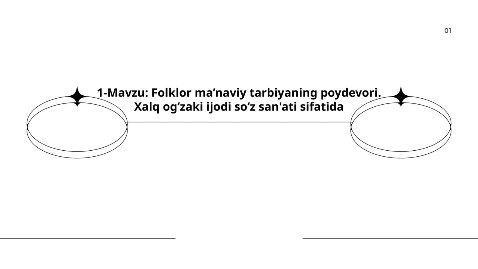 Folklor ma’naviy tarbiyaning poydevori. Xalq og‘zaki ijodi so‘z san'ati sifatida