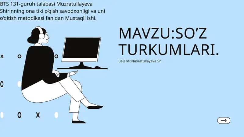 So’z Turkumlari