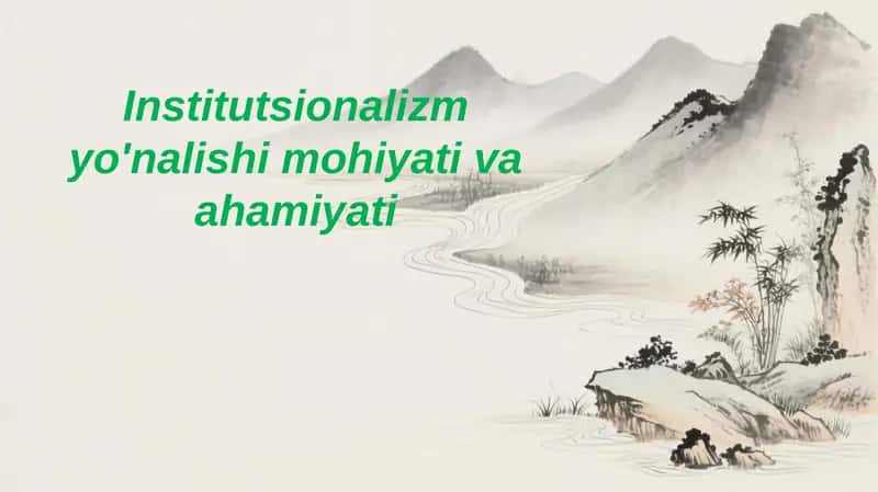 Institutsionalizm