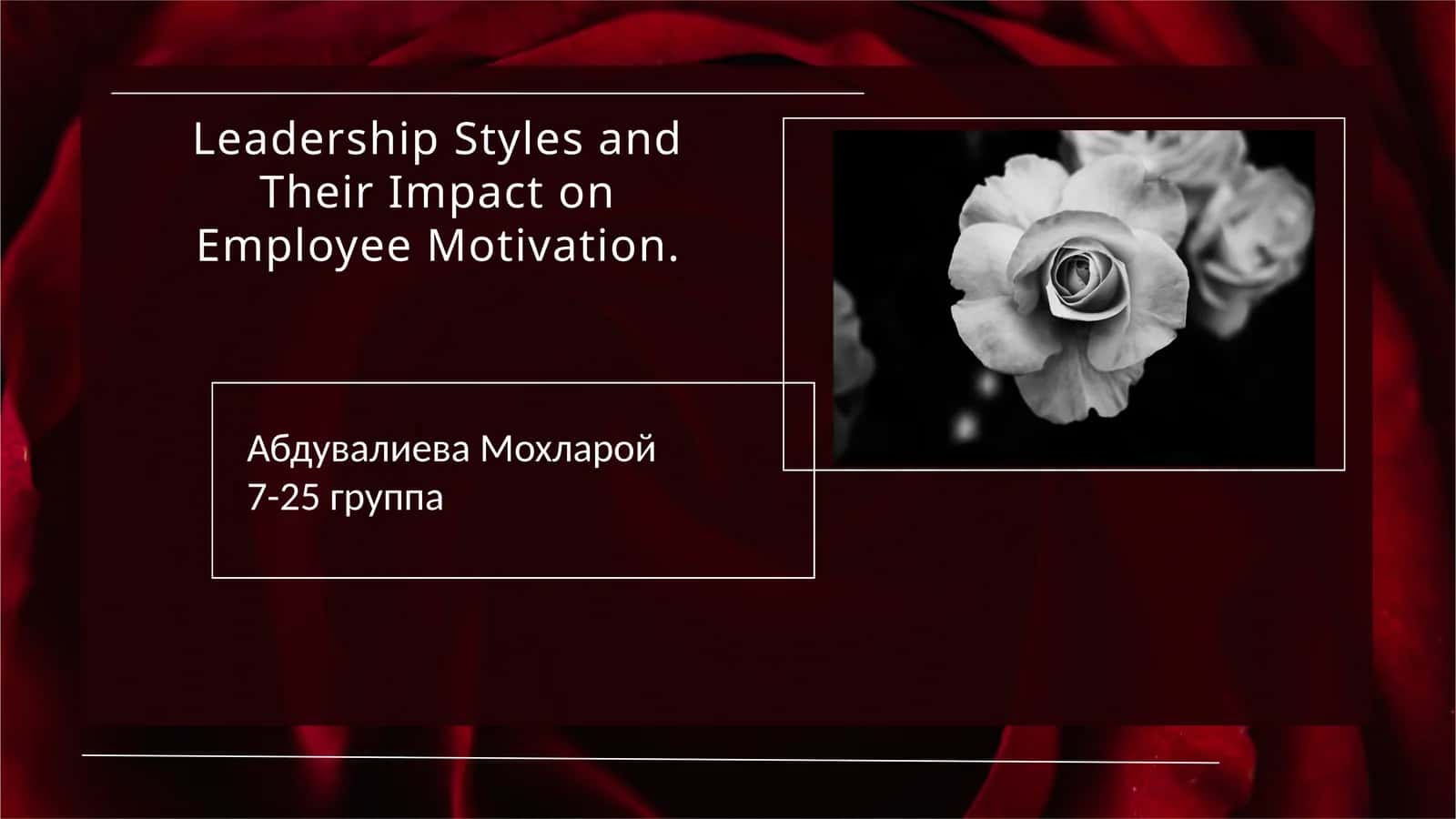 Leadership Styles and Their Impact on Employee Motivation