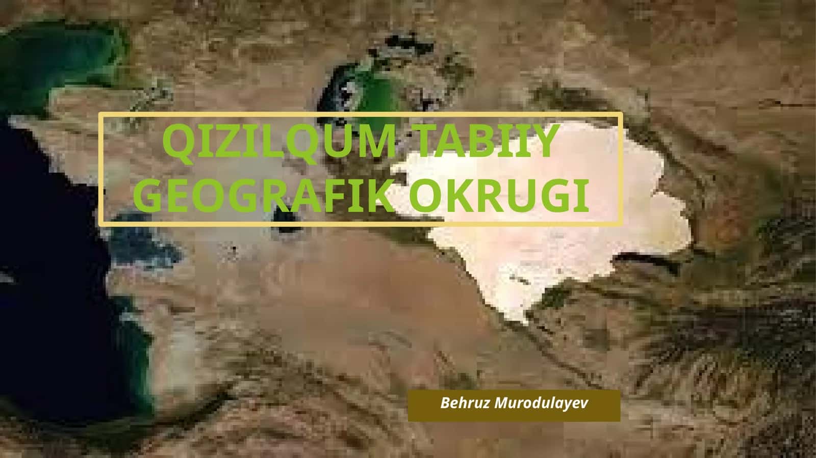 QIZILQUM TABIIY GEOGRAFIK OKRUGI