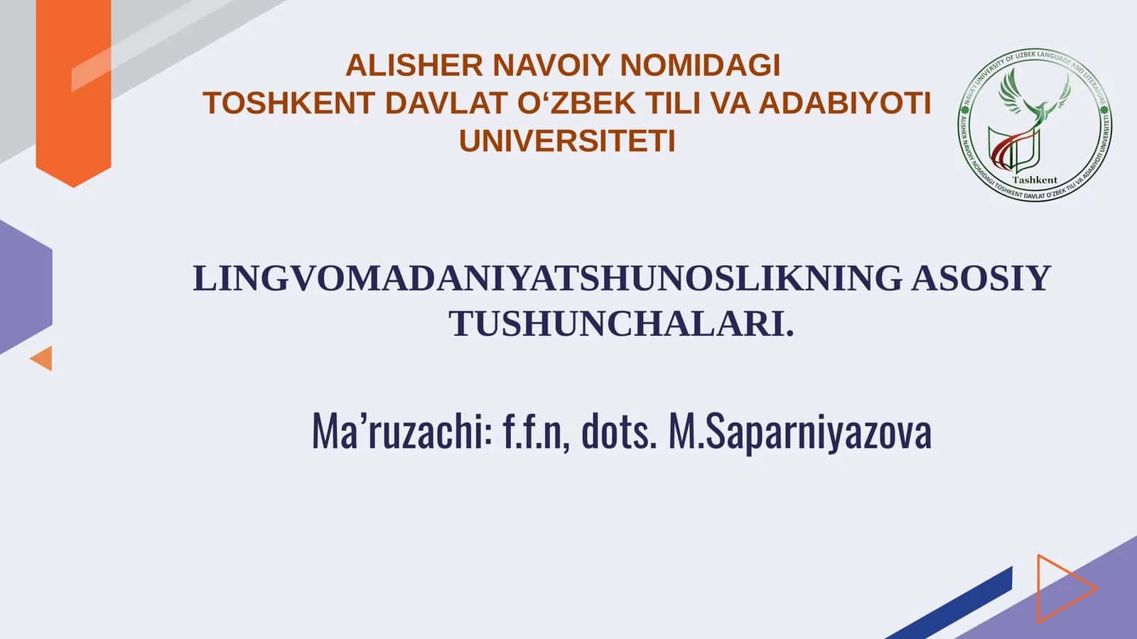 LINGVOMADANIYATSHUNOSLIKNINGASOSIY TUSHUNCHALARI