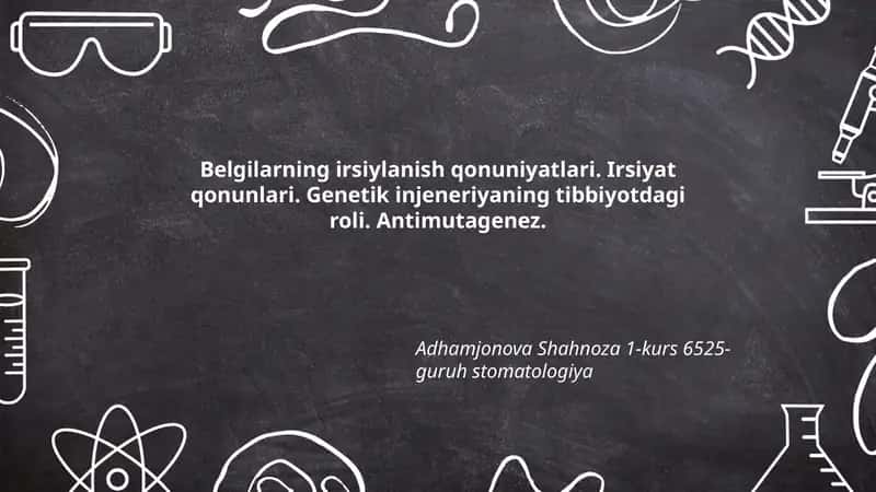 Antimutagenez