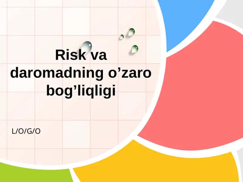 Riskvadaromadningo’zarobog’liqligi
