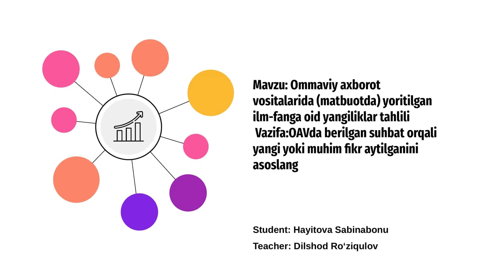 Ommaviy axborot vositalarida (matbuotda) yoritilgan ilm-fanga oid yangiliklar tahlili