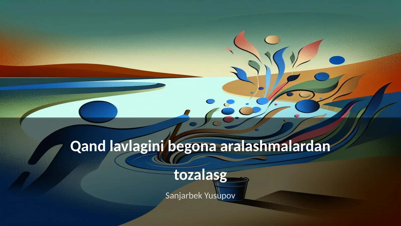 Qand lavlagini begona aralashmalardan tozalasg