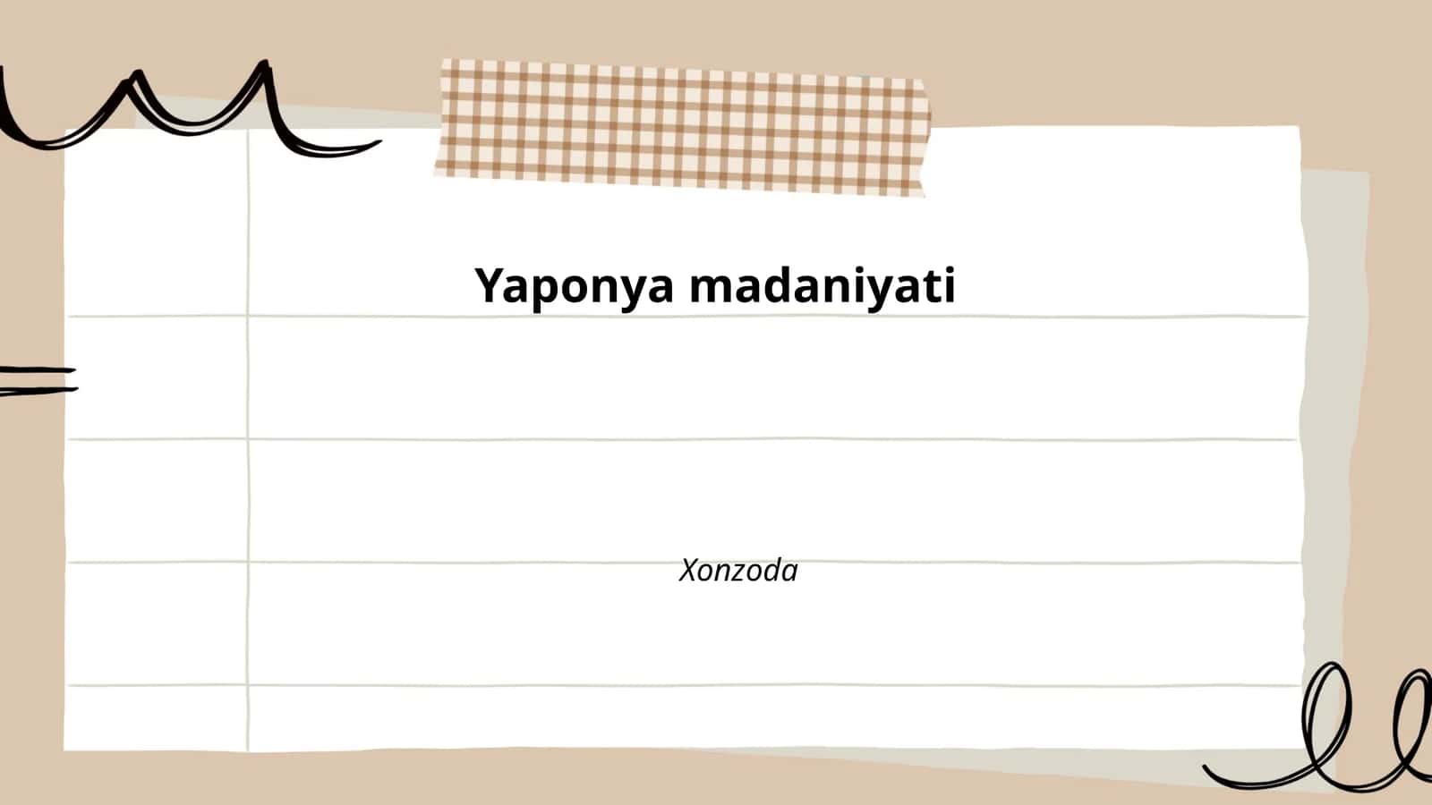 Yaponiya an'analari