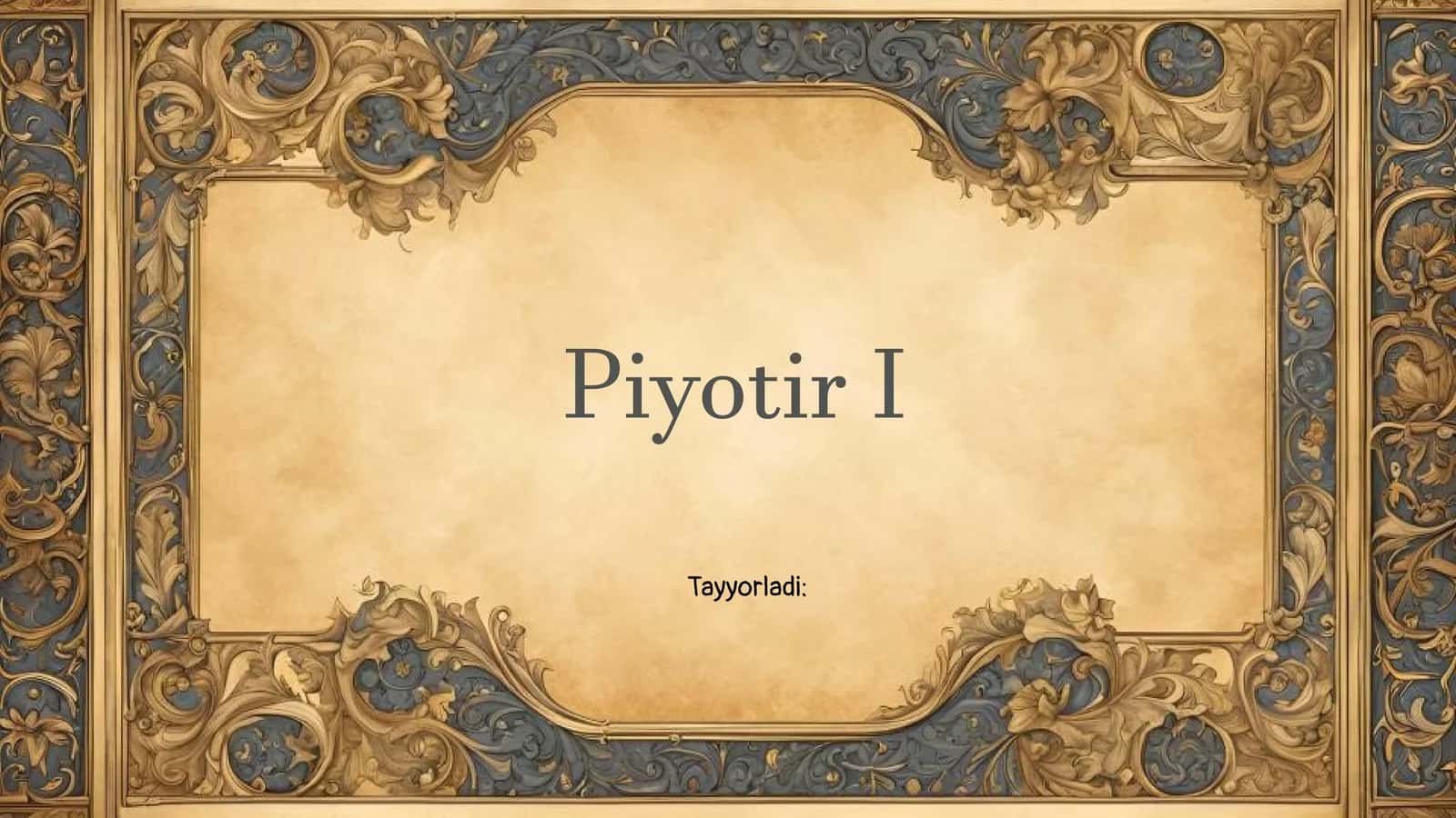 Piyotir I