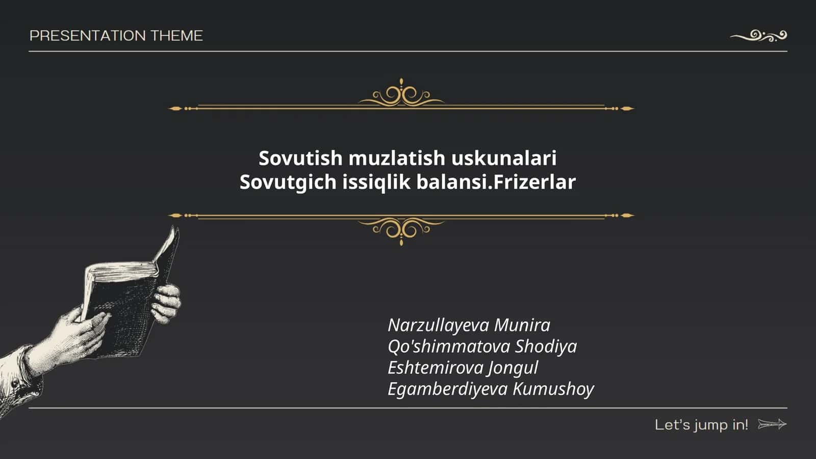 Sovutish muzlatish uskunalari