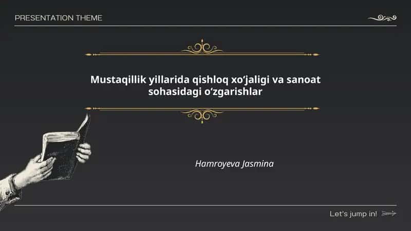 Mustaqillik yillarida qishloq xo‘jaligi va sanoat sohasidagi o‘zgarishlar