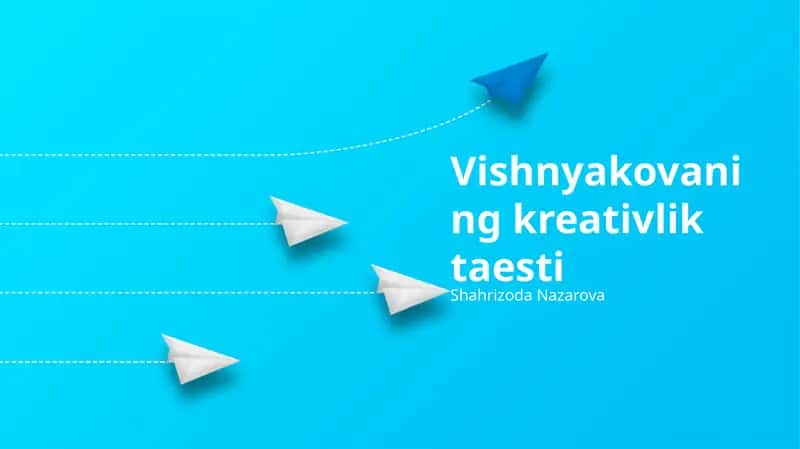 Vishnyakovaning kreativlik taesti