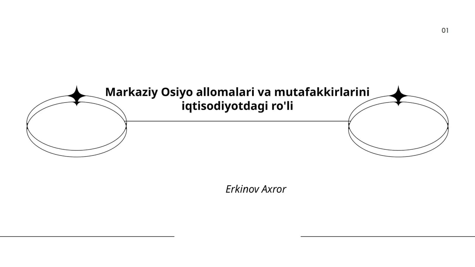 Markaziy Osiyo allomalari va mutafakkirlarini iqtisodiyotdagi ro'li