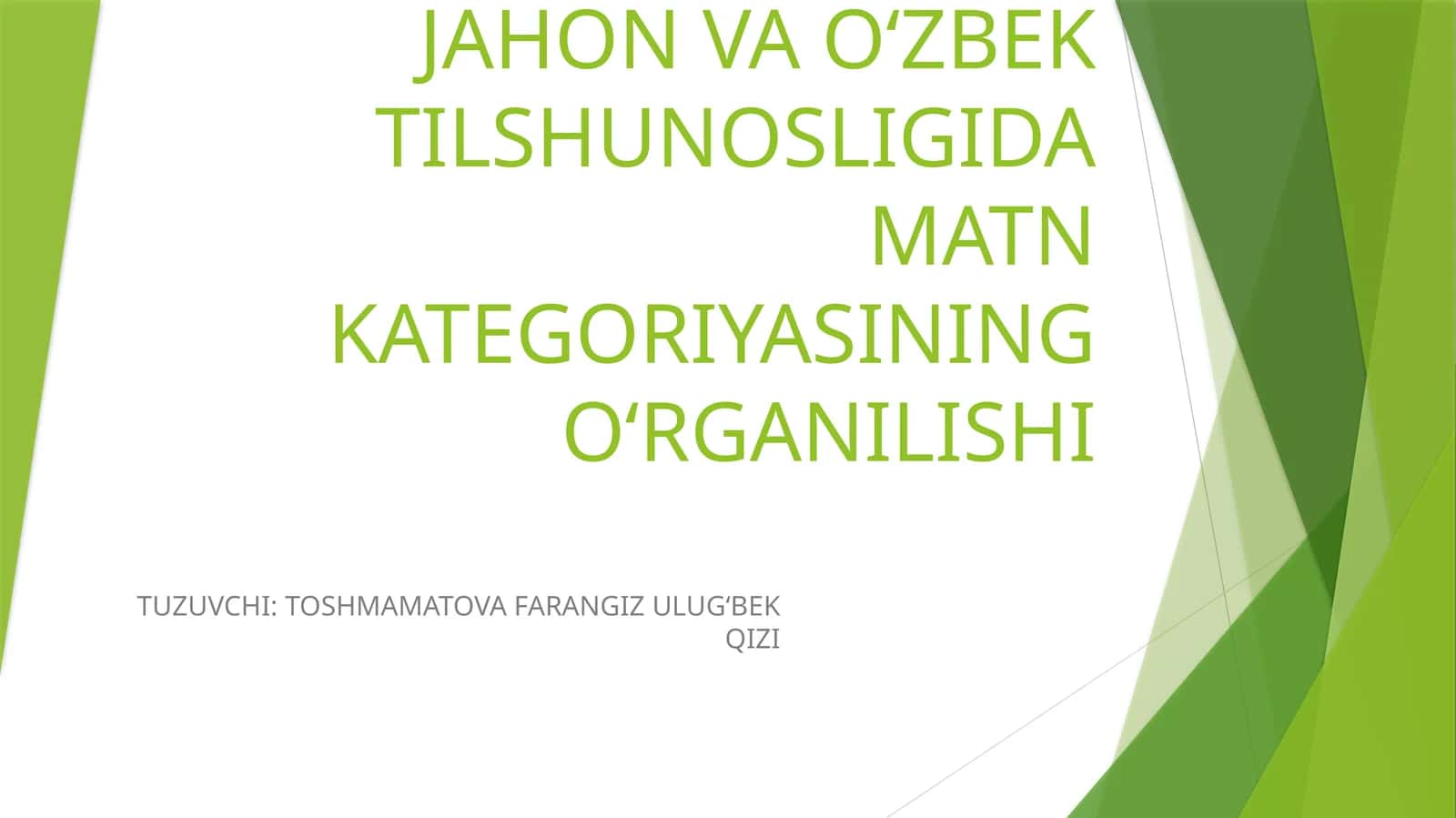 MATN VOSITALARINING ANTALOGIYASI