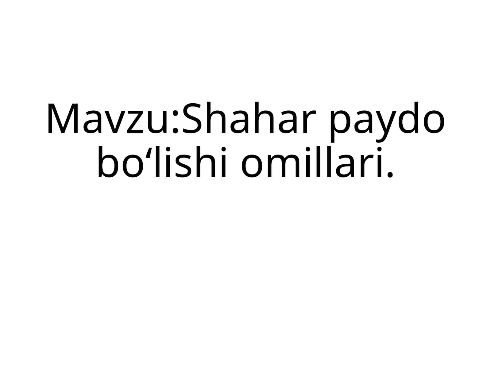 Shaharpaydoboʻlishiomillari