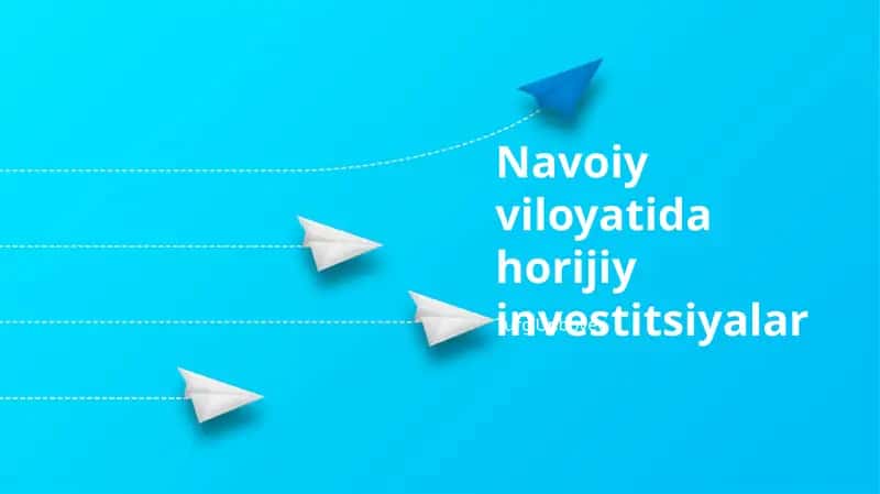 Horij investitsiyalar Navoiy viloyatida