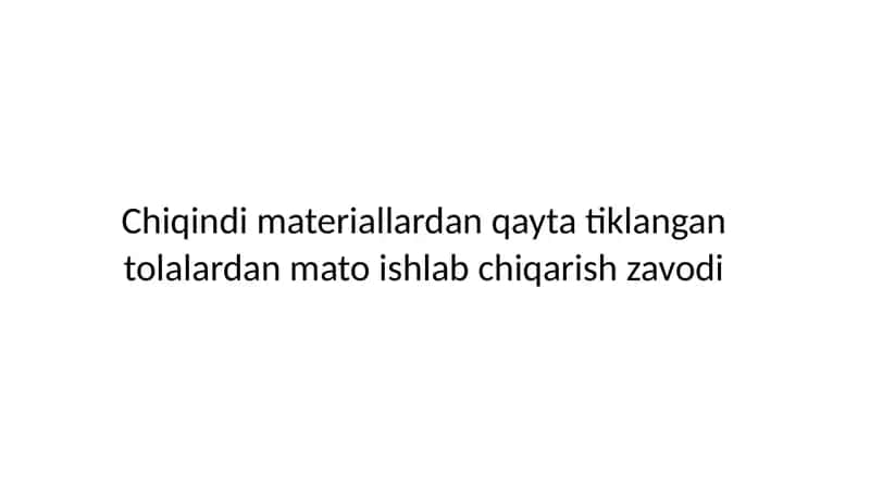 Ushbu loyiha maqsadi