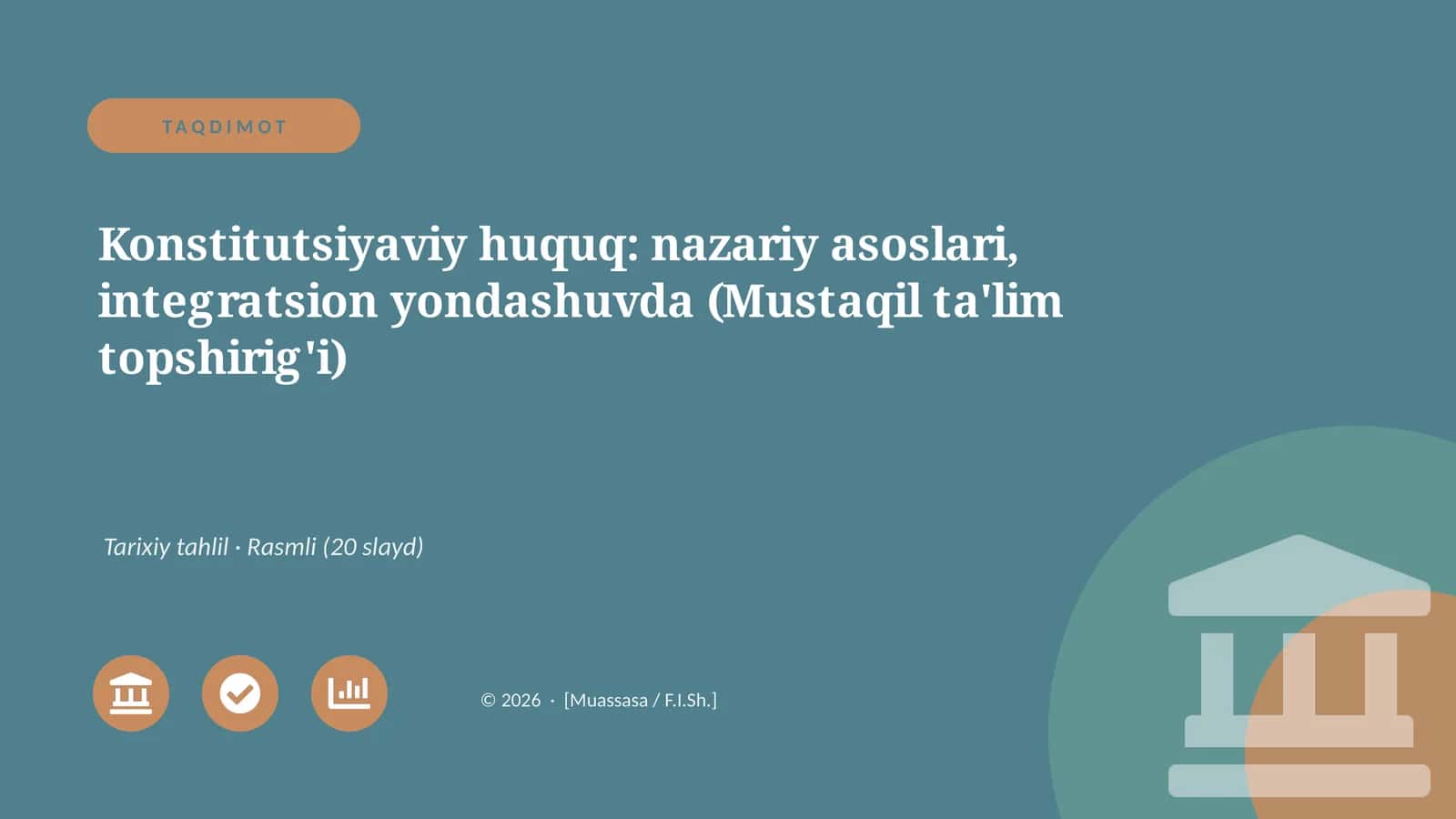Konstitutsiyaviy huquq: nazariy asoslari