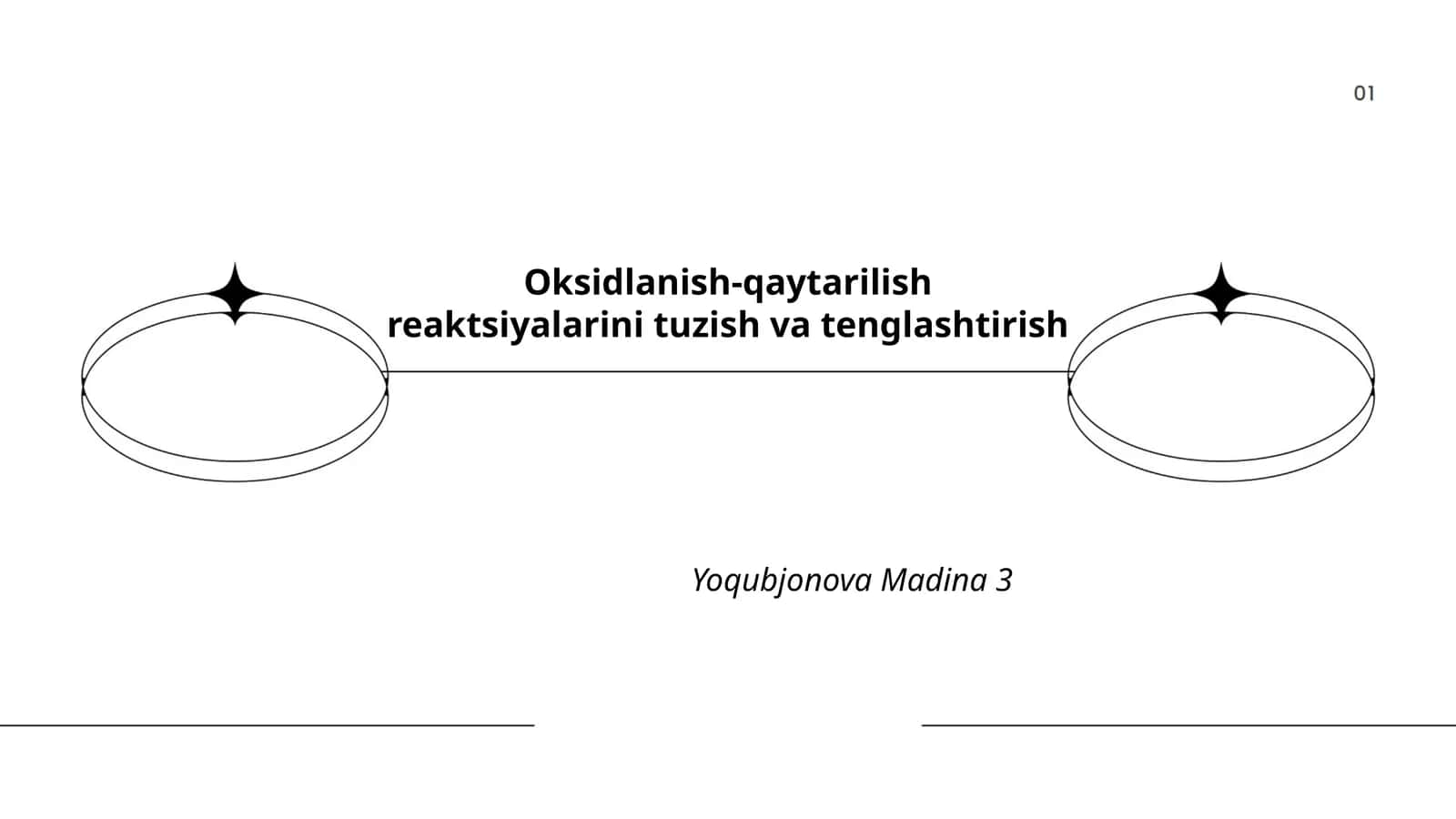 Oksidlanish-qaytarilish reaktsiyalarini tuzish va tenglashtirish