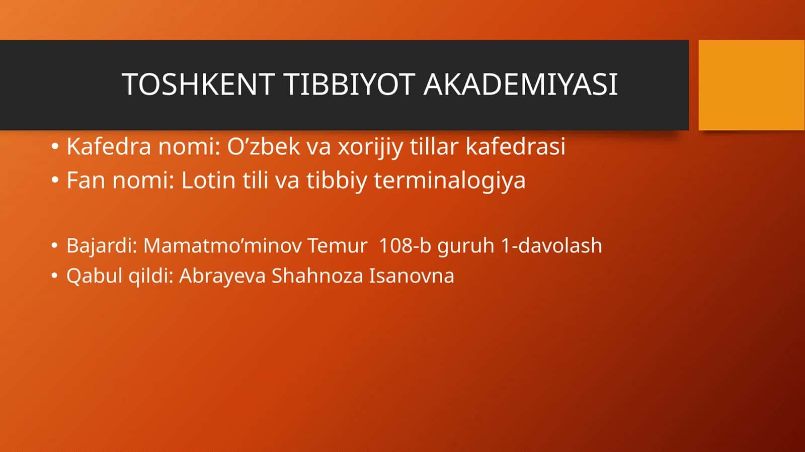 Lotin tilidagi maqollar