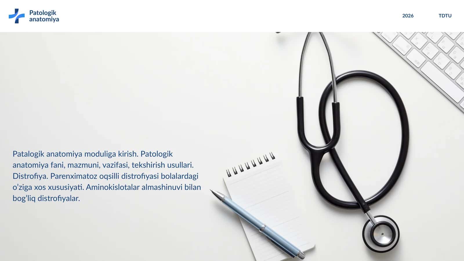Patologik anatomiya moduliga kirish