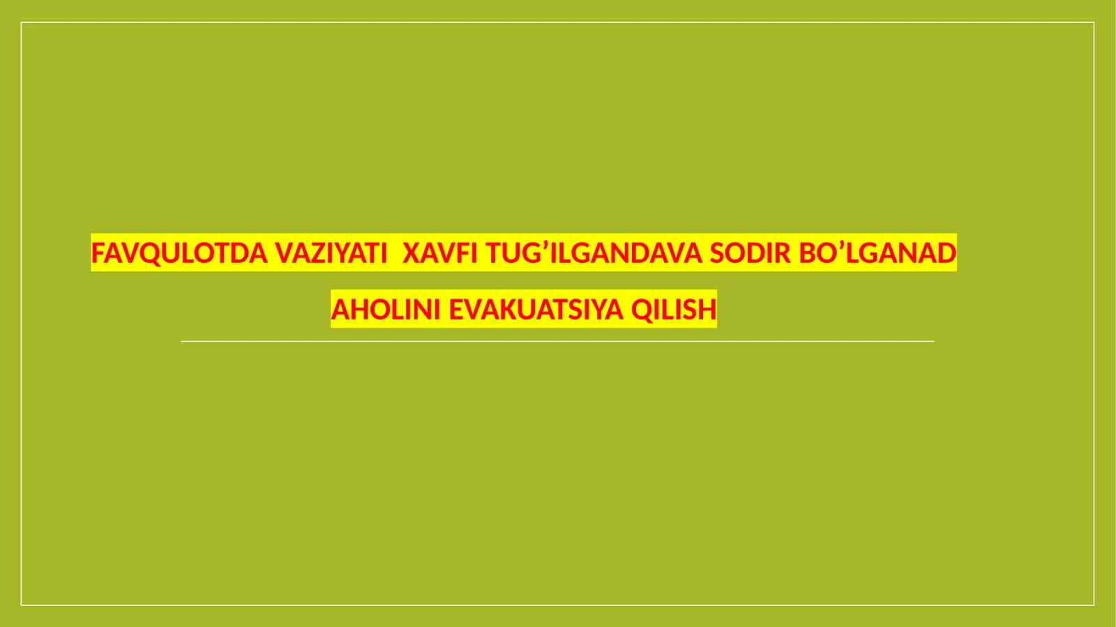 Аhоlini kо’chirish vа ishchi-хizmаtchilаrni tаrqоqhоldа jоylаshtirish