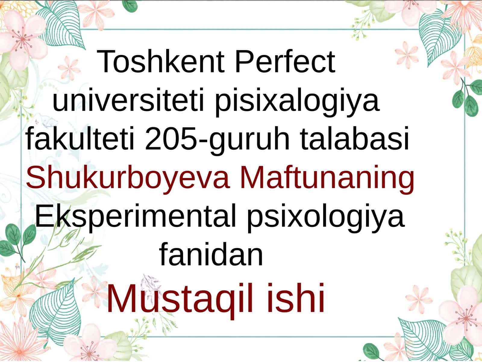 Psixologik Tadqiqotlarda Etik Me’yorlar va ularning ahamiyati