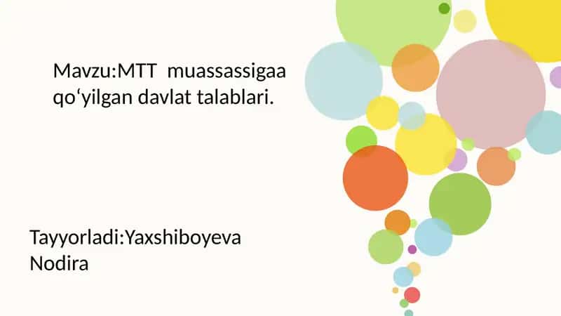 Davlat talablari