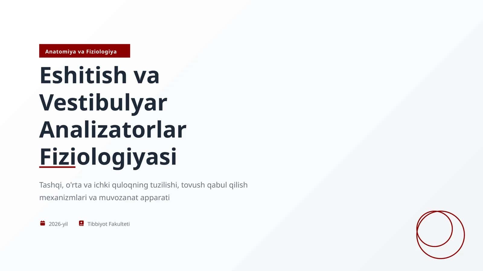 Anatomiya va Fiziologiya